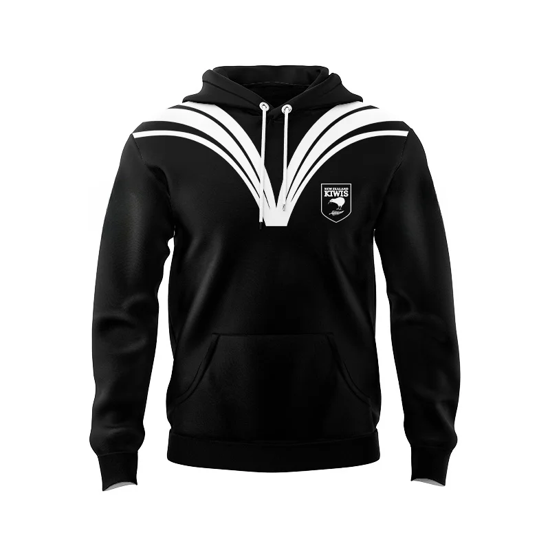 Western Suburban Magpie Rugby Jacket New/Retro High Quality Hoodie