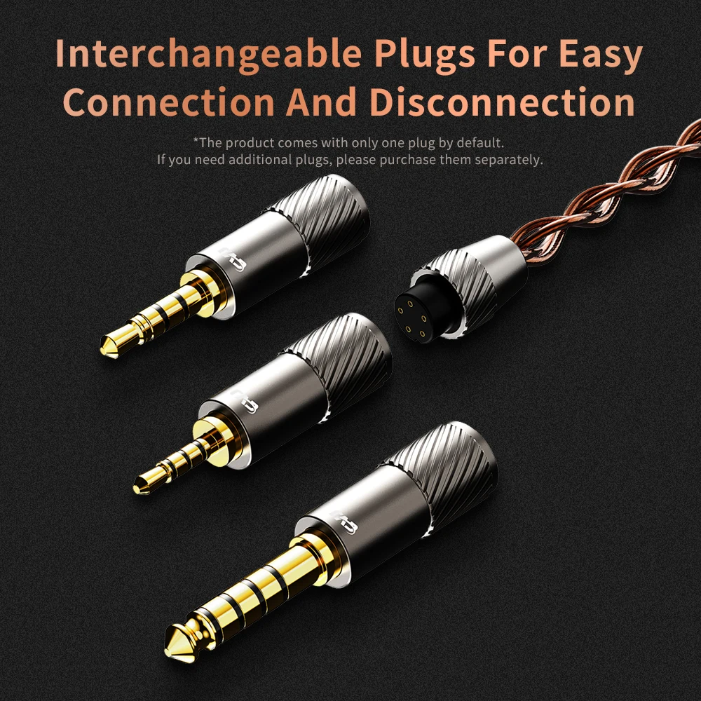 CVJ VS400 Earphone Cable Oxygen Free Copper 400 Cores
