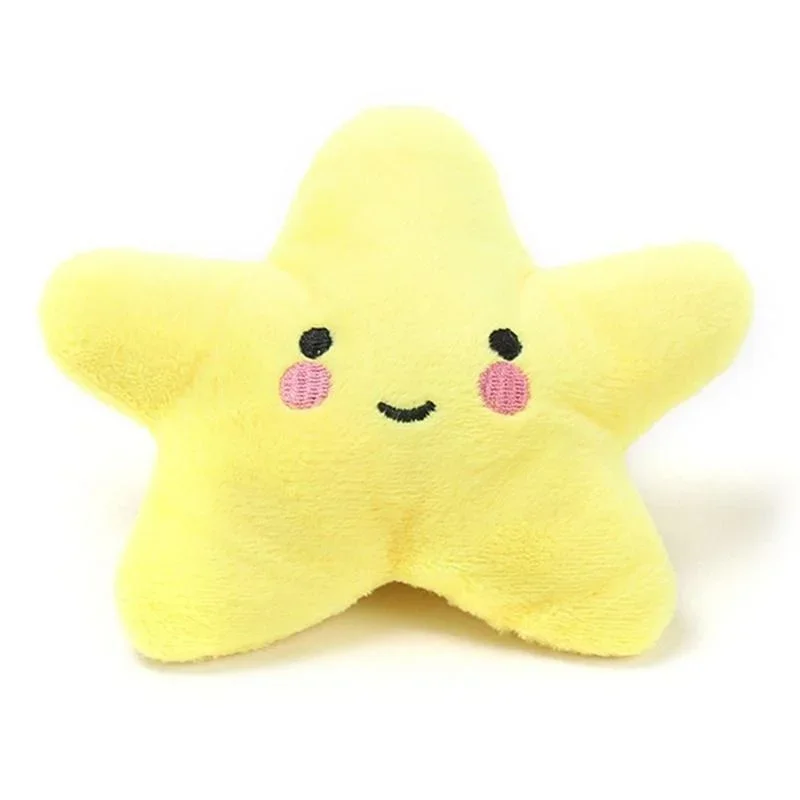 Jouet squeaky étoile en peluche pour chien jouet mignon_voghion.com