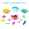 Water swelling toy shell marine animal series small size water hatching scallop color random 5