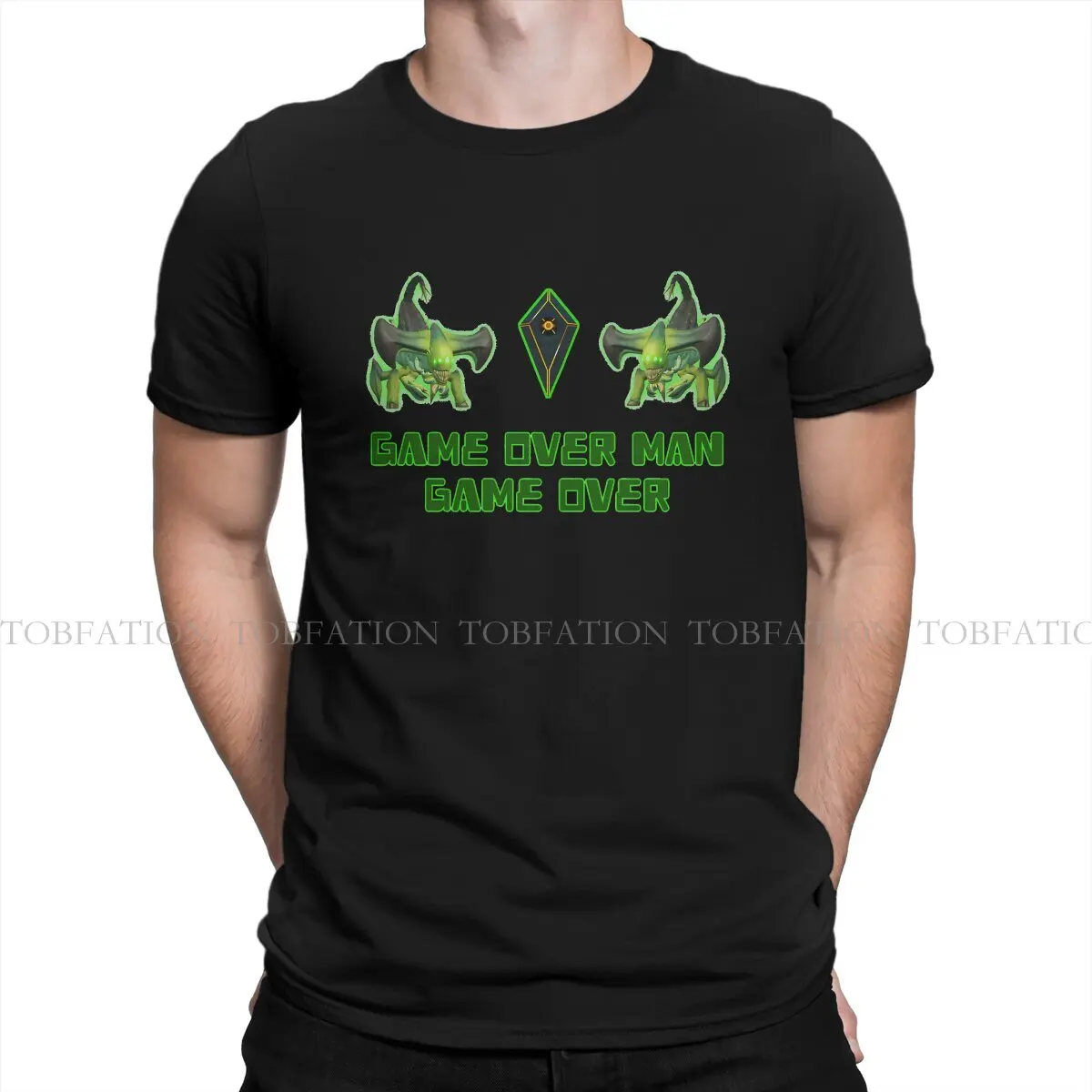 Game Over O Neck Tshirt No Man'S Sky Game Maglietta Originale In Puro Cotone Abbigliamento Uomo Individualità Grande Vendita