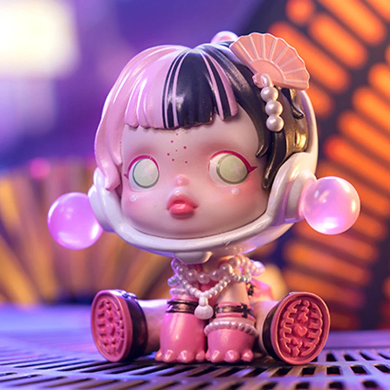 thumbnail image 1 of POP MART Skullpanda City of Night Series Blind Box Toys Kawaii Anime Action Figure Caixa Caja Mystery Box Dolls Girls Gift, 1 of 5