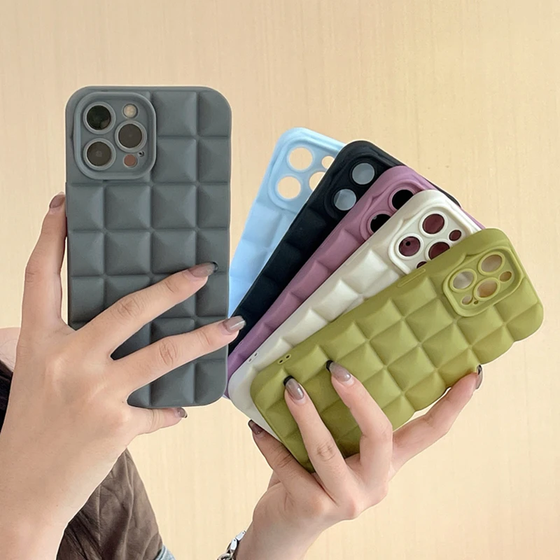 Buy Wholesale China New Design Luxury Matte Square Phone Case Soft