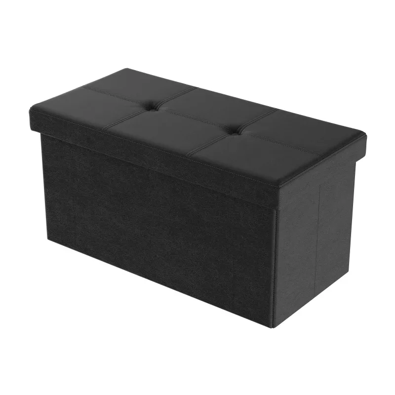 lavish-home-30-inch-faux-leather-folding-storage-ottoman-with-removable-bin-black