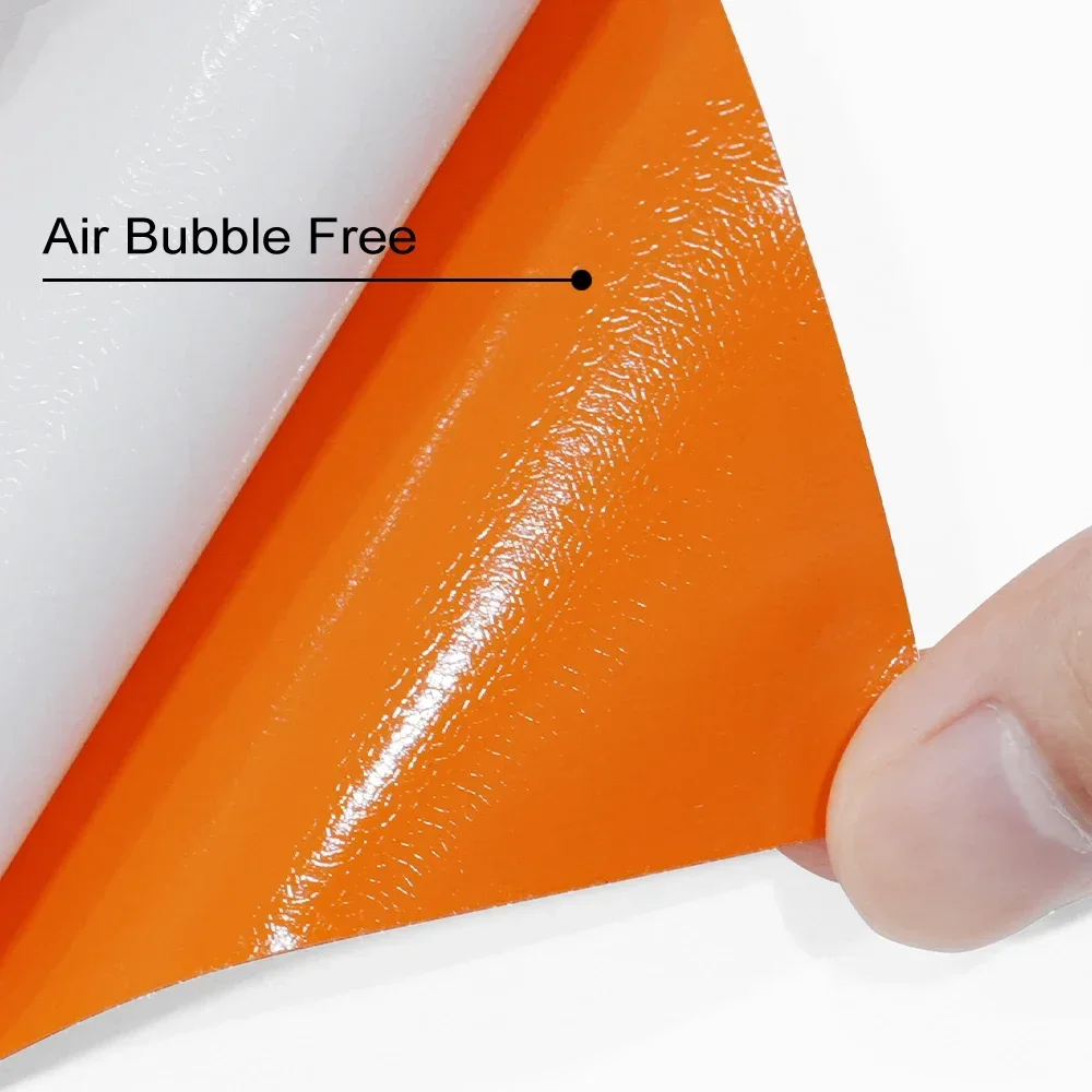 Película De Vinilo Naranja Hielo Satinado Mate Metálico, Película De Envoltura Para Coche Sin Burbujas, Pegatina De PET, Accorios Para Coche, Interior Exterior - AliExprs