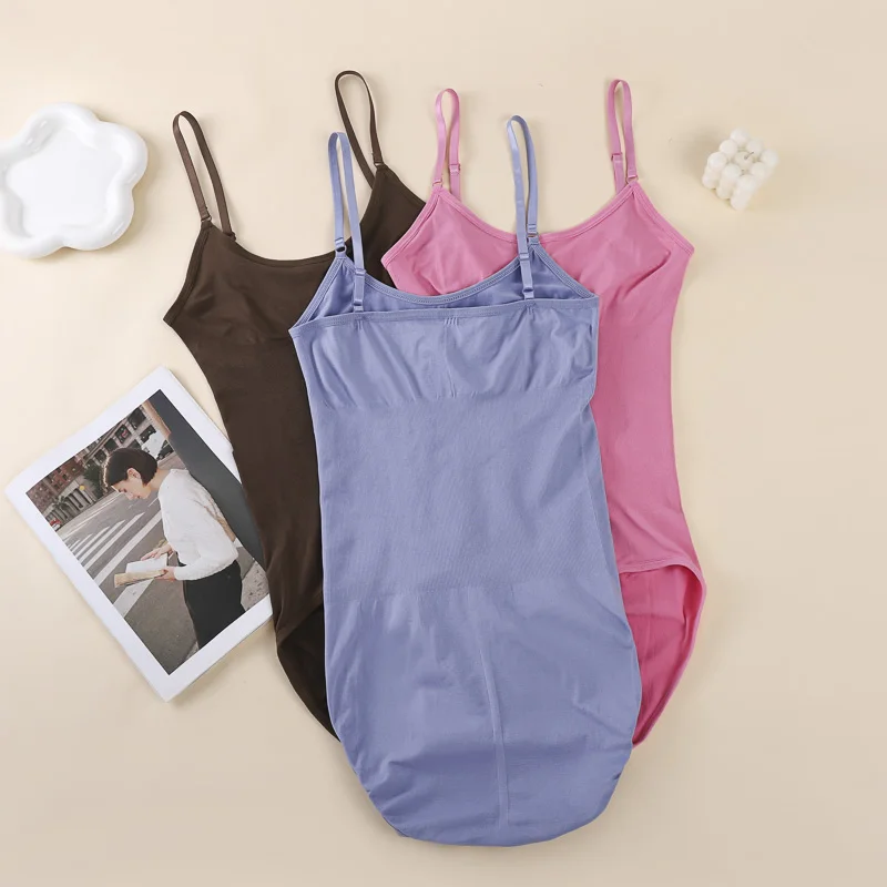 Women Slimming Shapewear Seamless Slimming Butt Lifter Full Body Shaper Smooth Out Bodysuit Open Crotch High Elastic Body Suits 2