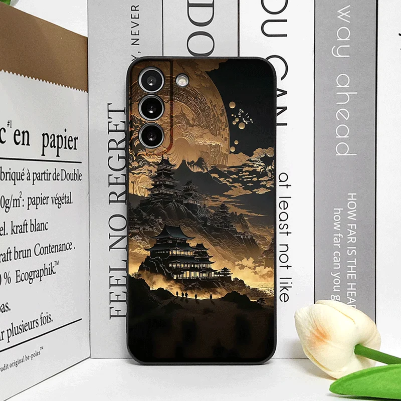 Glowing Butterfly Tree Landscape Frosted Soft Phone Case