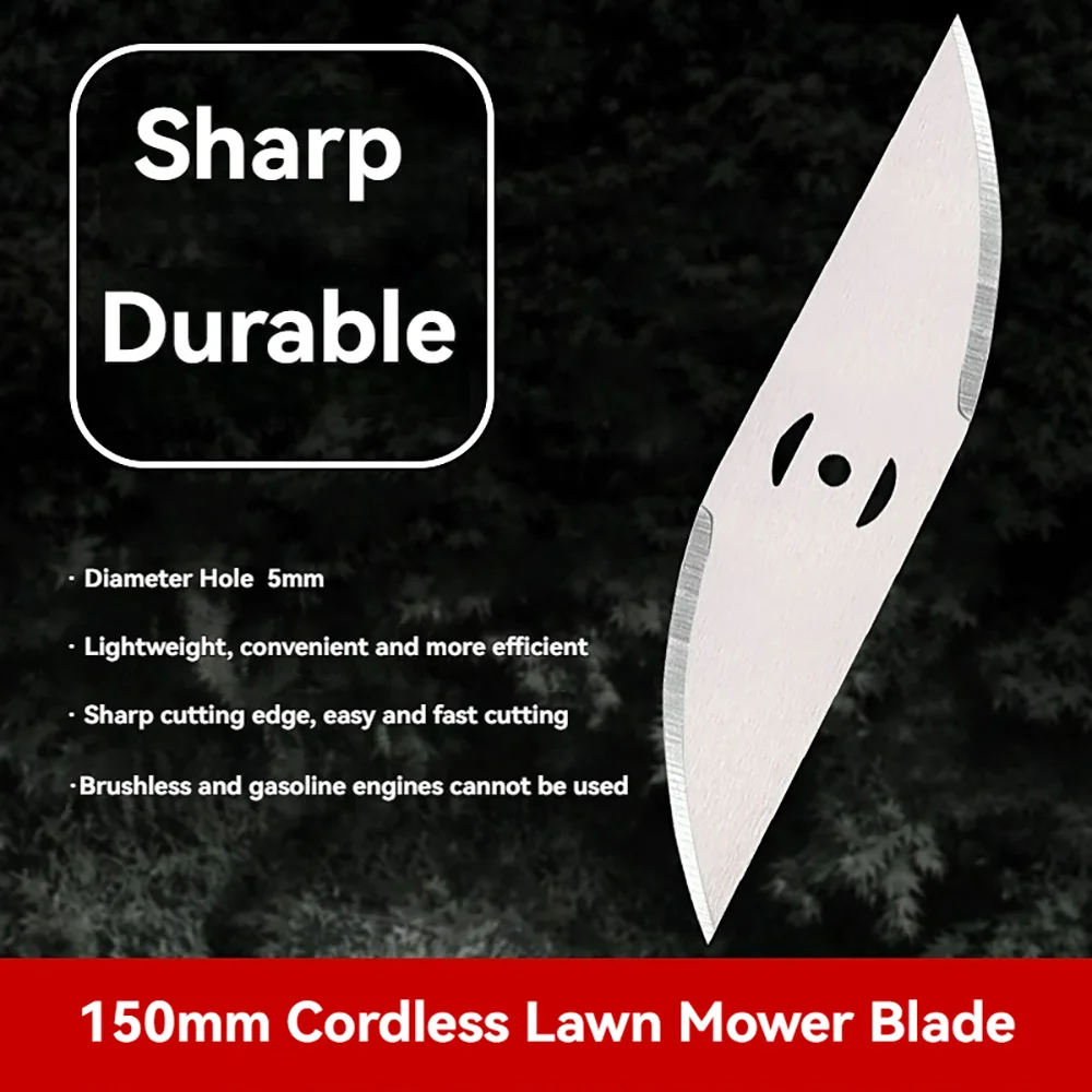 150mm Metal Grass Trimmer Head Replacement Saw Blades for Cordless Battery Lawn Mowers Home Garden Power Tools Grass Trimmers