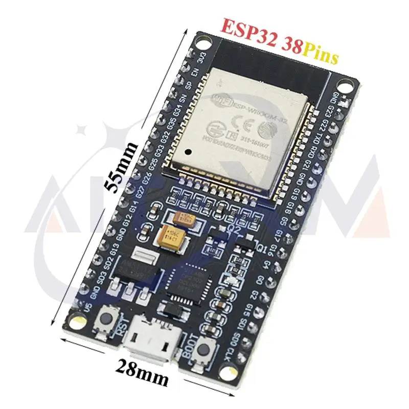 รูปสินค้า บอร์ดพัฒนา ESP32 WiFi Bluetooth สำหรับโปรเจค DIY
