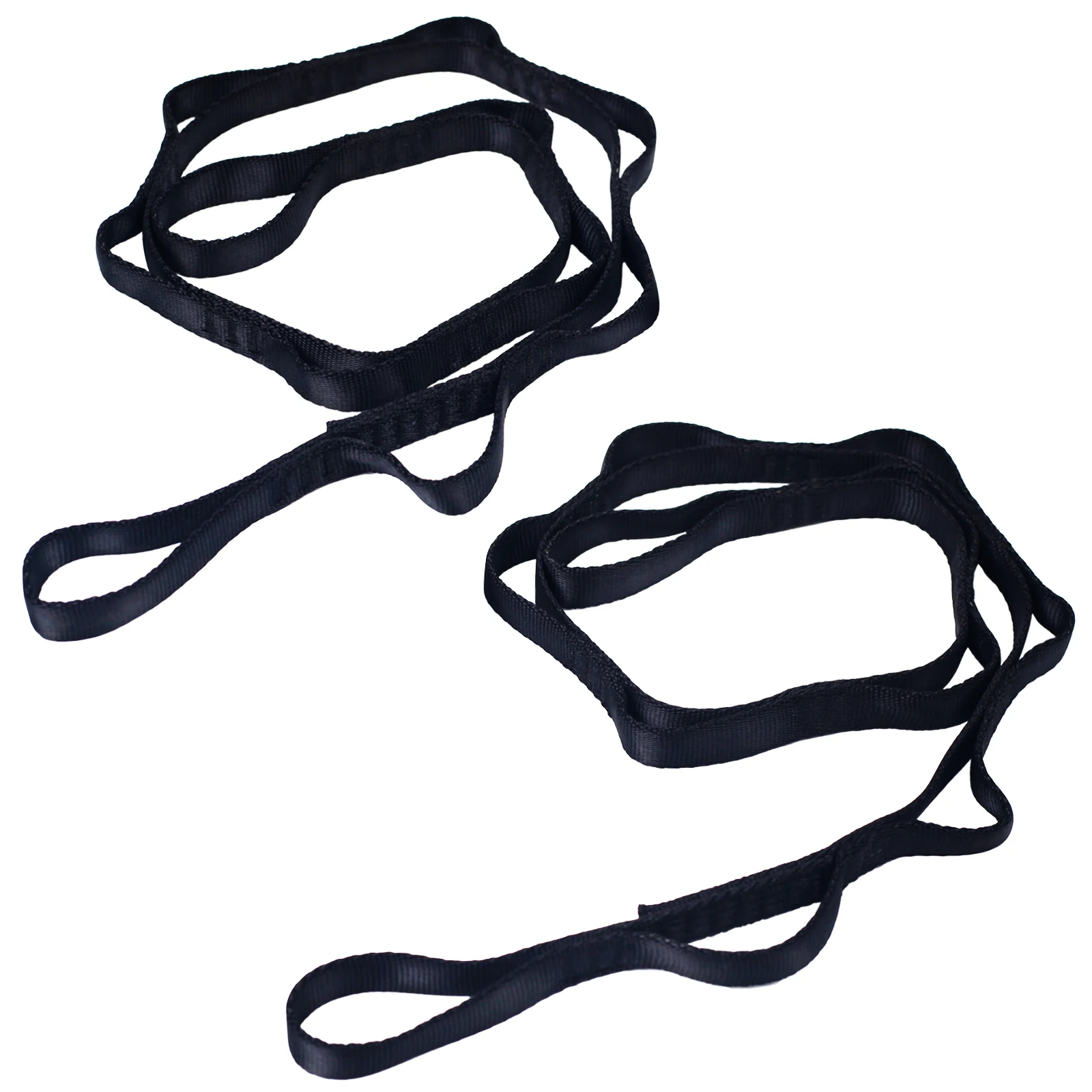 2pcs Nylon Daisy Chain Straps for Aerial Yoga Hammock Adjustable Aerial Silk Extender Strap Rope Anti-Gravity Yoga Extend Belts