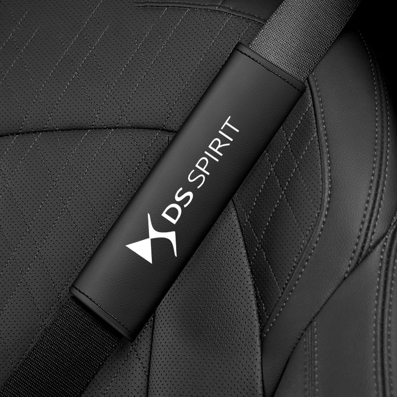 2pc 자동차 안전벨트 보호 커버 어깨 패드 보호대 액세서리 DS SPIRIT DS3 DS4 DS4S DS5 5LS DS6 DS7 DS9 WILD RUBI 용