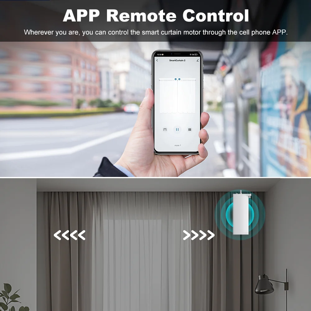Description Picture 5 of itemTuya Smart Zigbee Electric Curtain Shutter Motor 15CM size Smart Automatic Home Support Voice Control Alexa Google Assistant