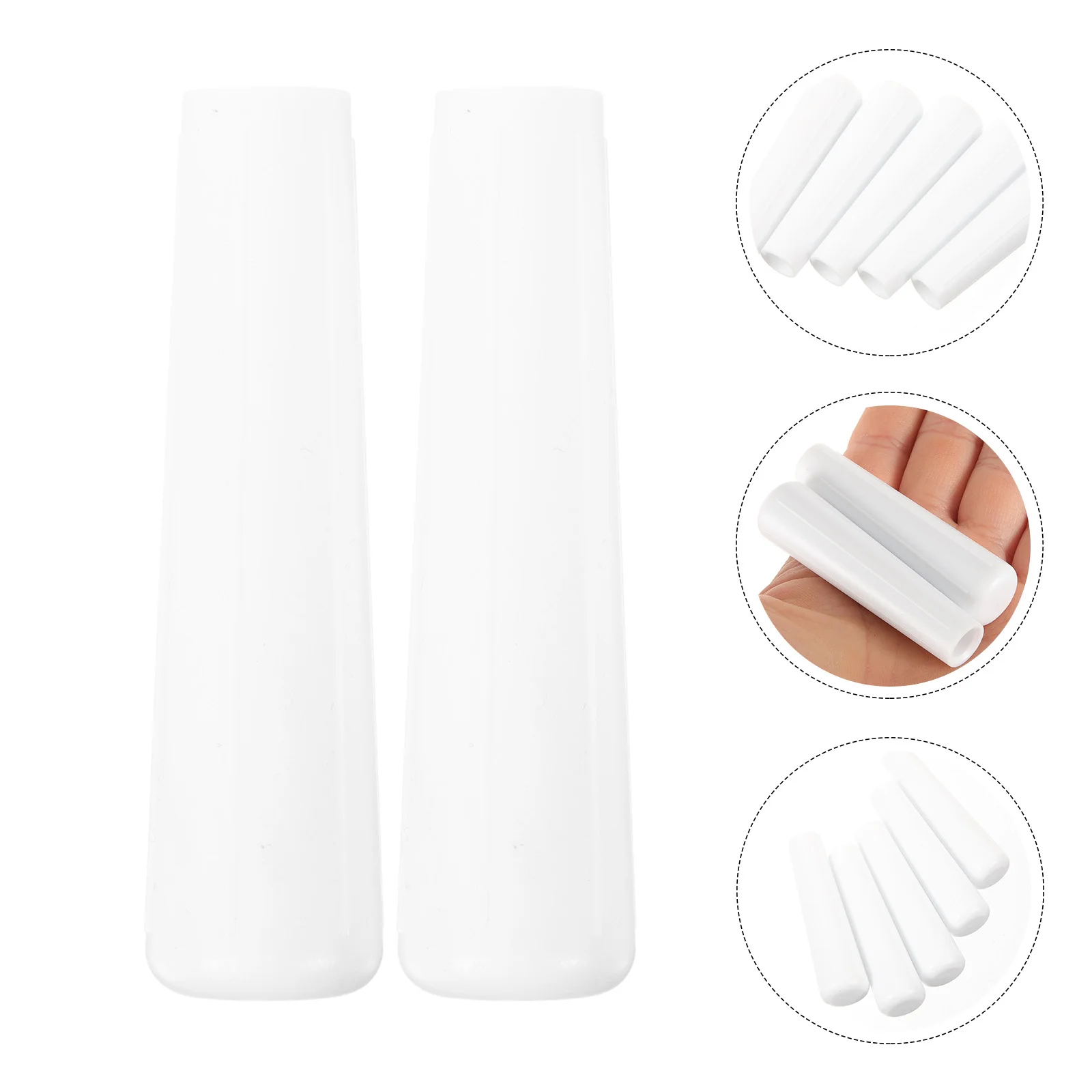

10 Pcs Blind Rotary Hook Rod Handle Curtain Accessories Alloy 4pcs Wand Handles Replacement Grip Blinds Parts Caps