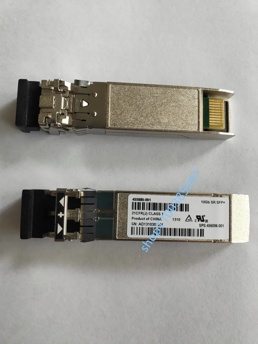 SFP 10g Transceiver/455883-b21/455885-001/456096-001/NC523/560FLR/NC530/GEN9/10GB Fiber Module Port Switch 1pcs h pe sfp 10g transceiver 455883 b21 455885 001 456096 001 nc523 560flr nc530 gen9 10gb fiber module port switch