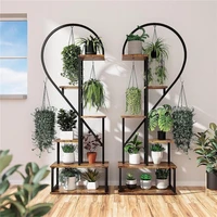 Half Heart Shaped Plant Stand