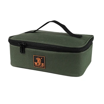 Outdoor Fishing Tackle Bag Zipper Waterproof Fishing Reel Lure Fishhook Organizer Gear Storage Fish Accessories 2