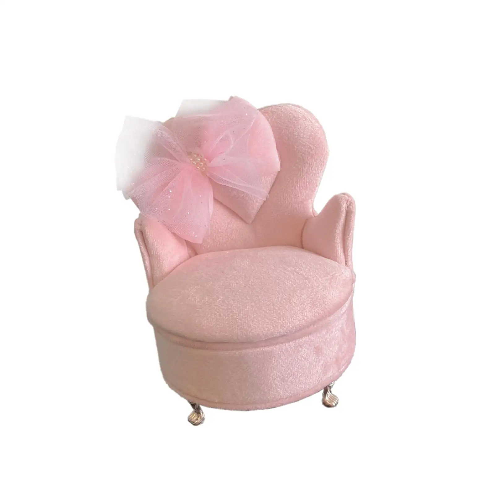 

Маленькая шкатулка для хранения ювелирных изделий в форме кушетки, кольца, прочный держатель для свадебных торжеств, креативный держатель для колец