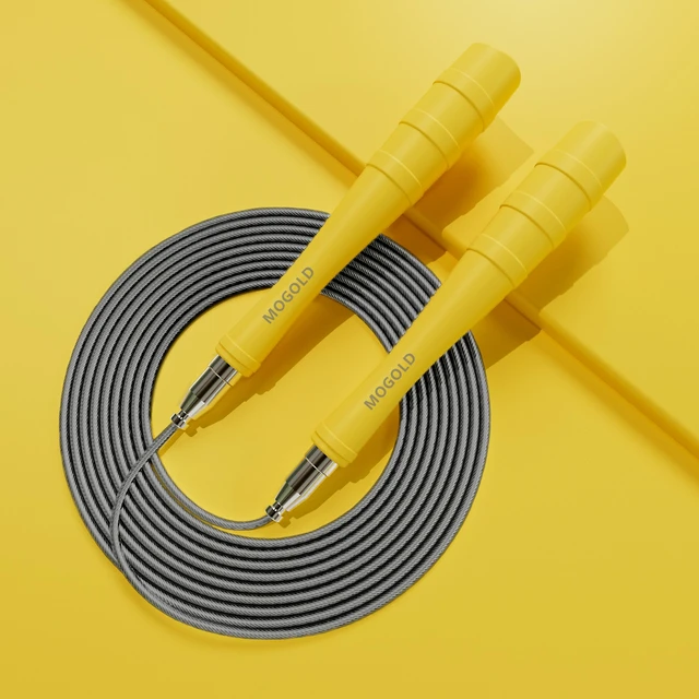 MOGOLD Professional Speed Jump Rope with Ball Bearings - Steel Wire Rope for Men & Women, Fat-Burning Workouts, Cardio 2