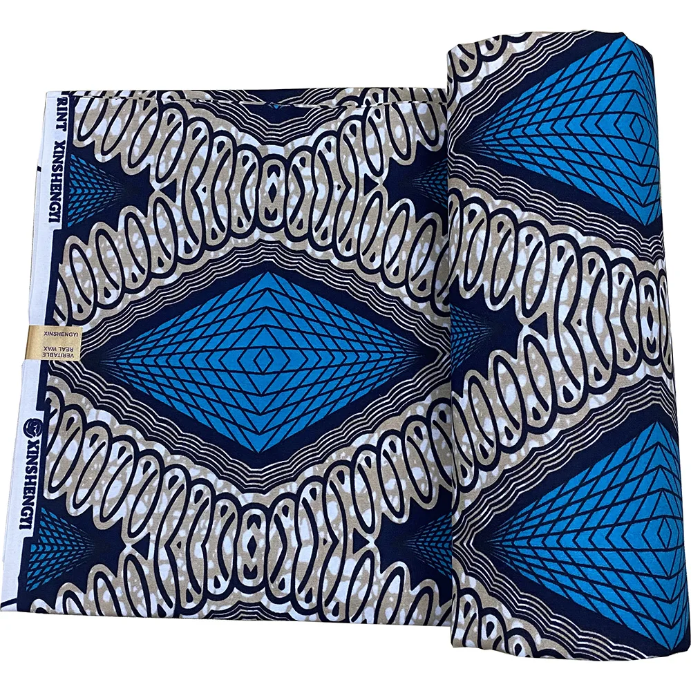 Elegant African Ankara Printed Batik Fabric Handmade DIY Material Real Batik African Fabric Polyester for C