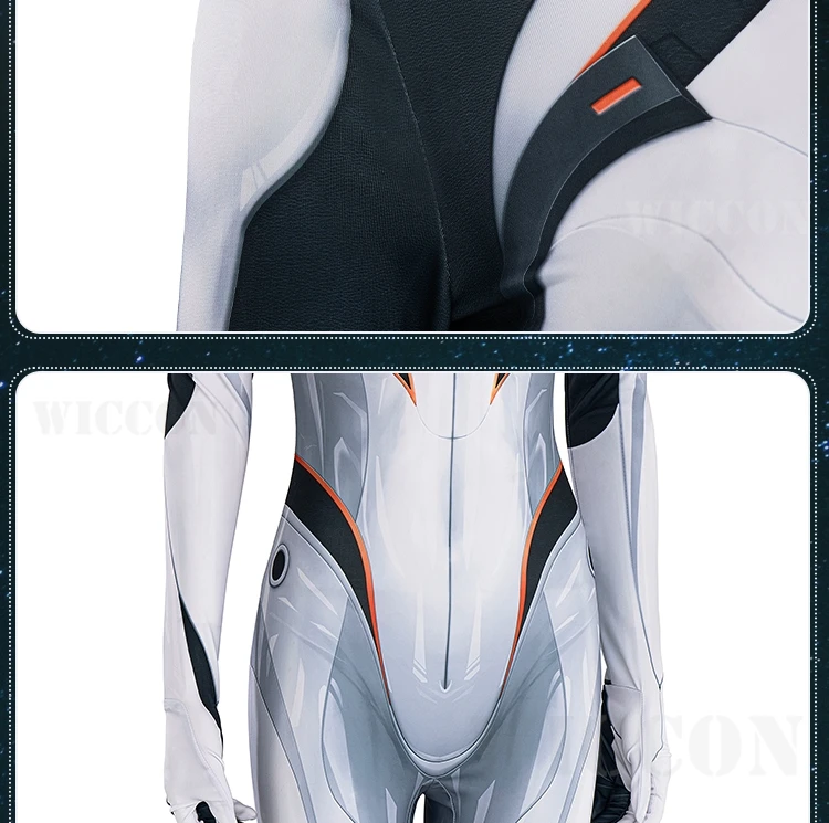 Firefly Cosplay Battle Dresses Game Honkai Star Rail Cos Jumpsuit White Uniform Wig Full Set Suit Women Halloween Party RolePlay 34