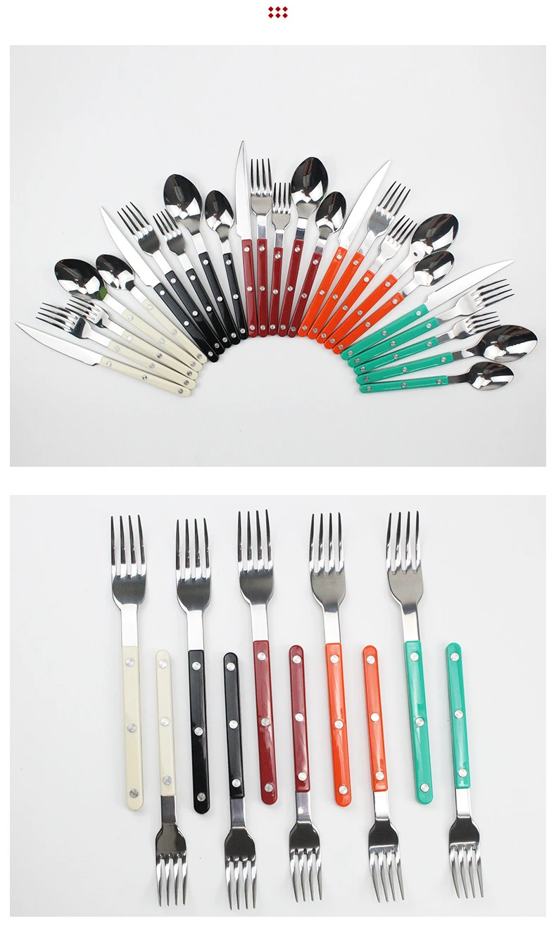 ステーキナイフ&フォーク 4点セット ポリウッド ステンレス トラモンティーナ （ TRAMONTINA 食洗機対応 ナイフ フォーク セット  カトラリー ペア 波刃 ステーキ 肉 メイン料理 ディナー 丈夫 耐衝撃 使いやすい ウッド 木 おしゃれ ）: リビングート ANA  Mall店｜ANA ... ステーキナイフ フォーク クリエイティブなウエスタンステーキナイフフォークスプーンセット レストランや家庭用に最適