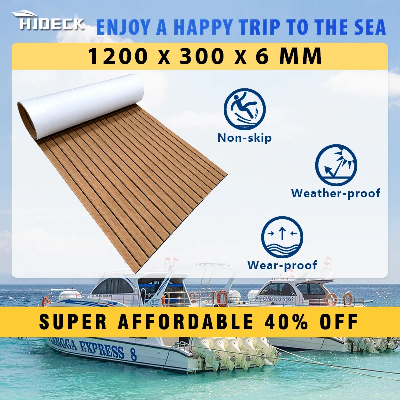 2400*450*6mm Eva Foam Boat Flooring Smooth Carpet Blanket Brown Deck Sheet  Yacht Flooring Anti Skid Waterproof Damping Pads - AliExpress