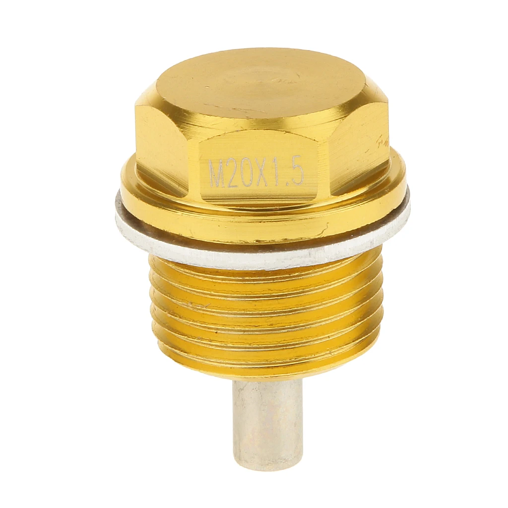 M12X1.25 M14X1.5 M16 M20x1.5 Anodized Magnetic Engine Oil Pan Drain Bolt Plug