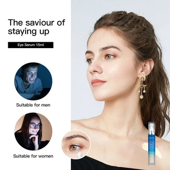 360° Massage Anti-Wrinkle Eye Cream Get Rid Of Dark Circles Lighten Fine Lines Eye Bags Puffiness Anti-Aging Serum Firming Eye - Thumbnail 2