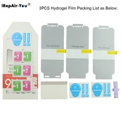 Ultra - Clear Front Hydrogel Screen Protector Set - Soft TPU, Case - Friendly, with Installation Tools (3 - Pack) - Bundle 19 (3Pcs HD Front Film)