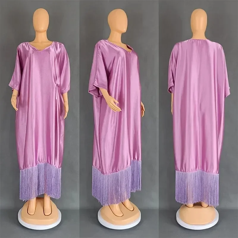 Abayas For Women Dubai Luxury 2023 African Muslim Fashion Dress Caftan Marocain Satin Evening Party Dresses Robe Djellaba Femme