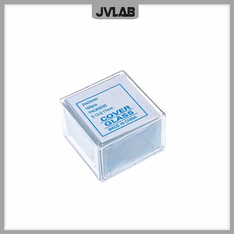 Microscope Coverslip Microscope Glass Slides Square Coverglass 18*18mm 20*20mm 22*22mm 24*24mm 24*32mm 24*40mm 100 Pcs microscope glass slides