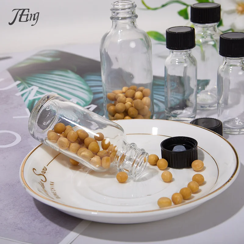 Glass Bottles 6pcs For Juice Oils Ginger Shots Whiskey Liquids glass bottle