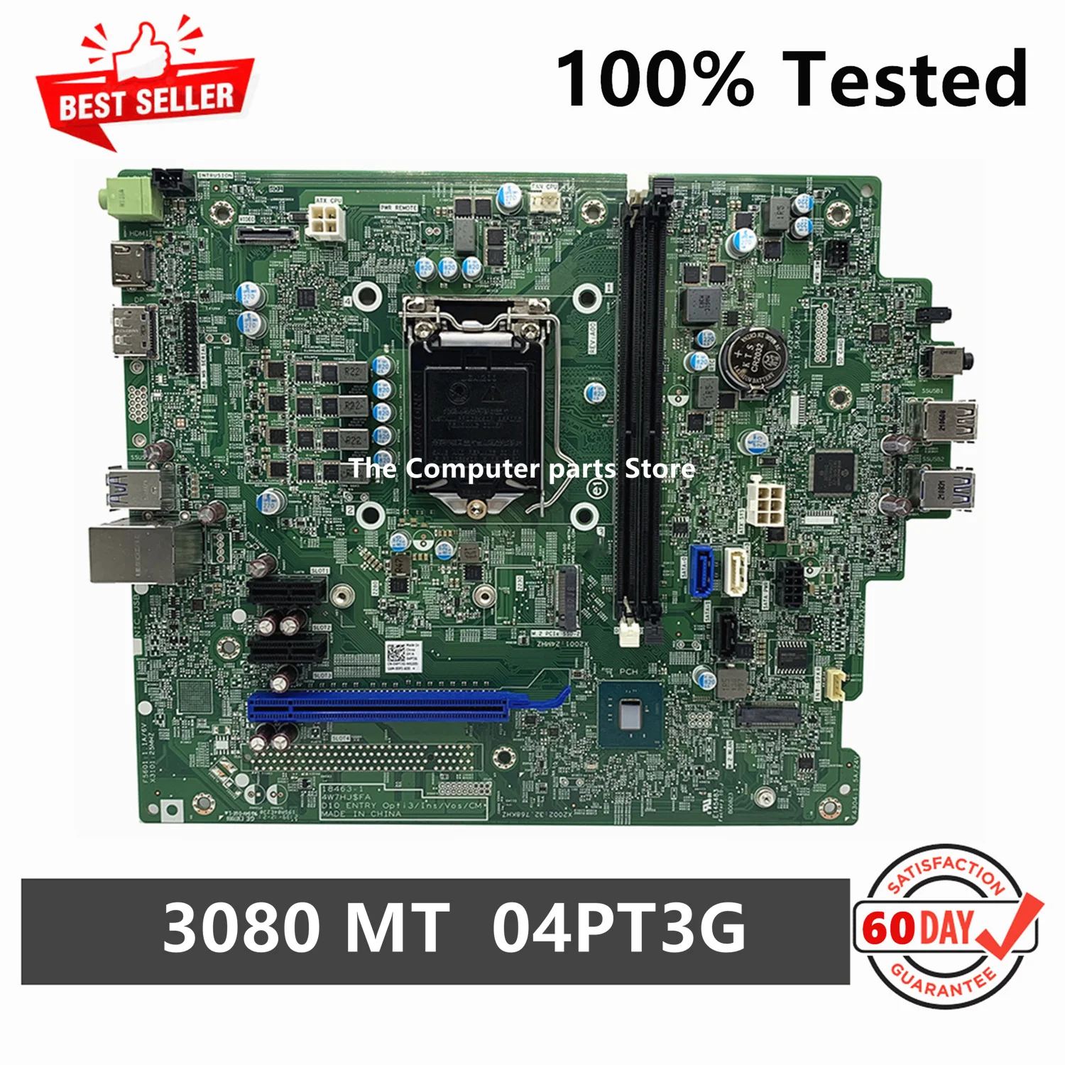 Original For Dell Optiplex 3080 MT Desktop Motherboard LGA1200