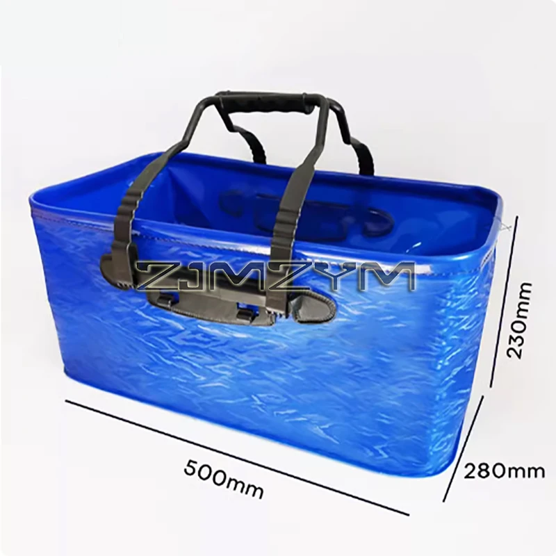 18inch Paint Bucket Foldable Pail Fishing Bucket For Wall Decoration Foldable Pail Fishing Handbag