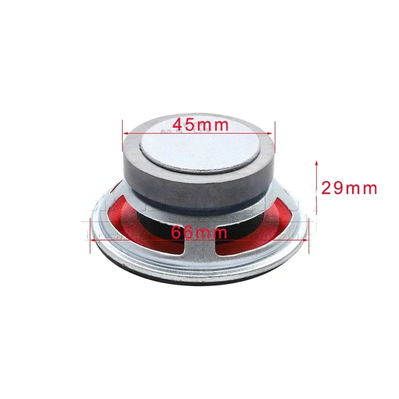 SOTAMIA 2Pcs 2.5 Inch Portable Speaker 66mm 4 Ohm 5W Full Range Speaker Audio Sound Home HIFI Loudspeaker for Bluetooth Speakers 6