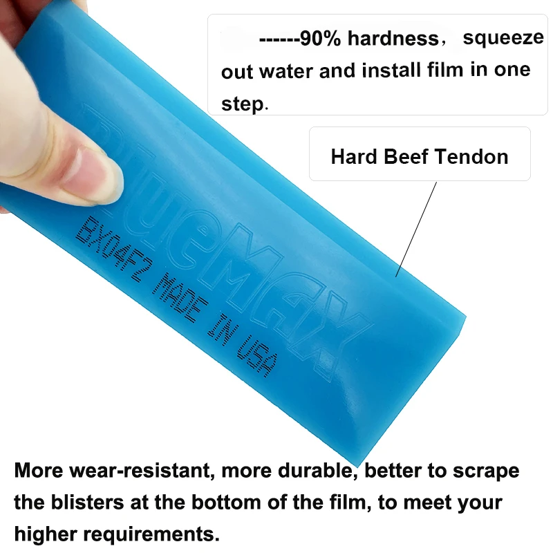 5PCS Universal BLUEMAX Gummi Klinge Streifen Für Fenster Tönung Werkzeug Auto PPF Film Installieren Werkzeug Wasser Schnee Wischer Eis schaber Schaufel – Detail 11