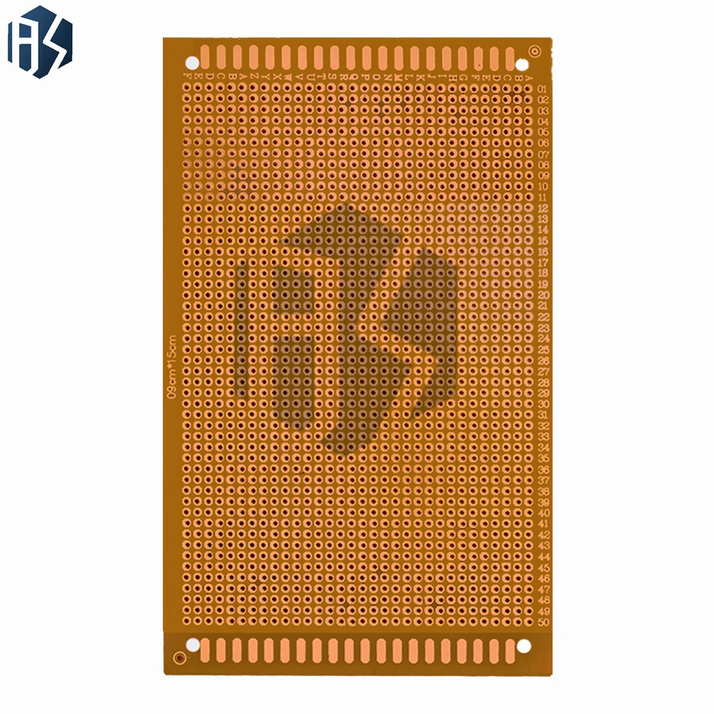 9×15cm FR-1 베이클라이트 단면 구리 클래드 PCB, DIY 전자제품용 노란색 프로토타입 보드(1개)