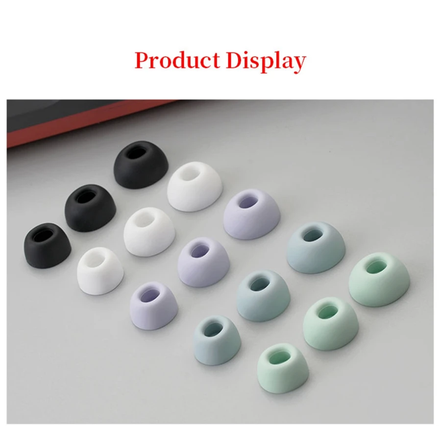 6Pcs Silicone Ear Tips for XIAOMI Redmi Buds6 Pro True Wireless Earbuds Eartips REDMI Buds5 Pro TWS Tips headphones Earplugs
