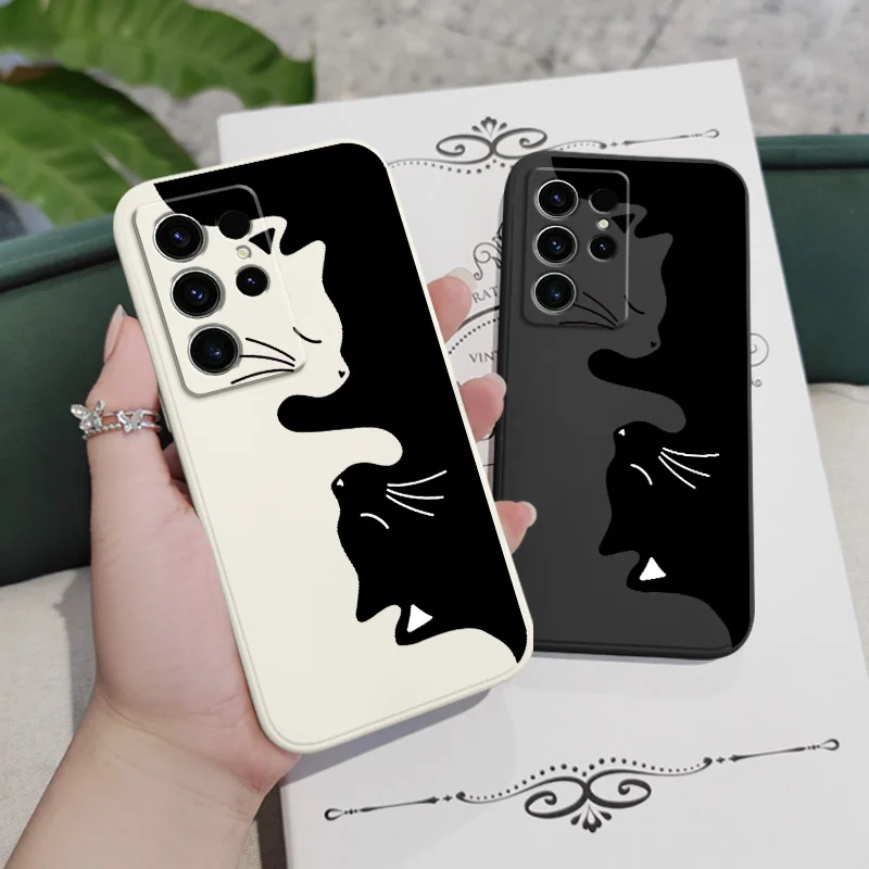Adorable Hug Cat Phone Case Cover