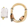 New High Flatness Amplifier 10M‑6GHz Type C 20DB Gain SMA Female Output Interface 80mA LNA Low Noise Amplifier for GPS Receiver 4