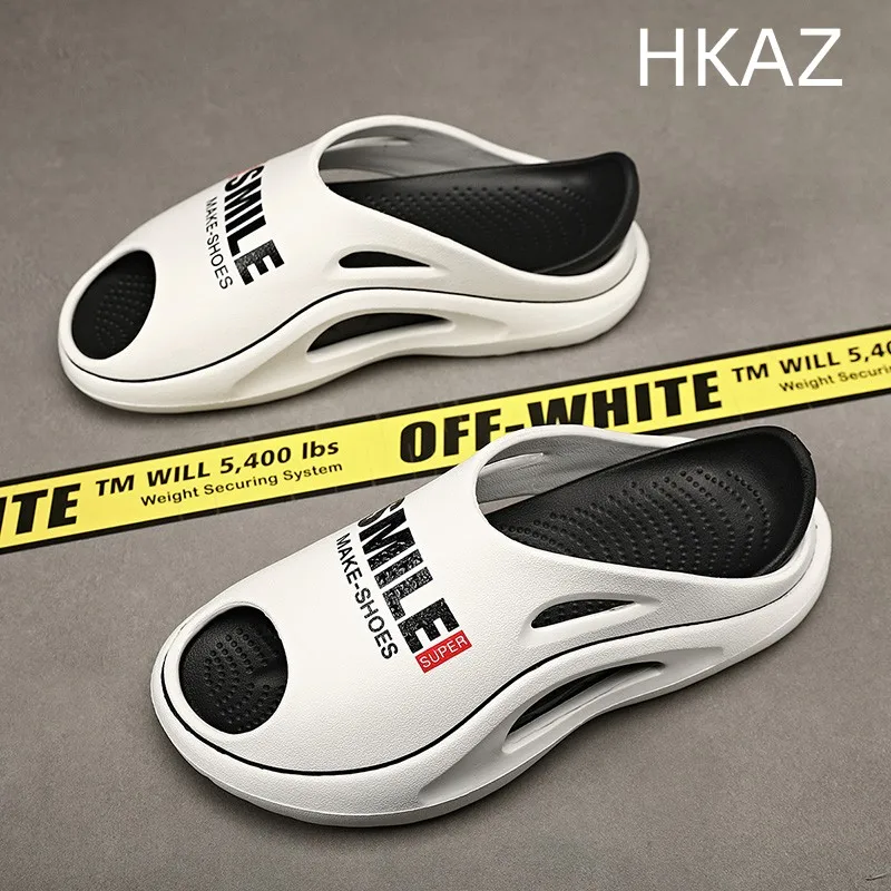 

Couple Summer Slippers Non-slip Platform Wear-Resistant Heighten Casual Outdoor Slip-on Trendy Water Proof Flat Heel Summer Main
