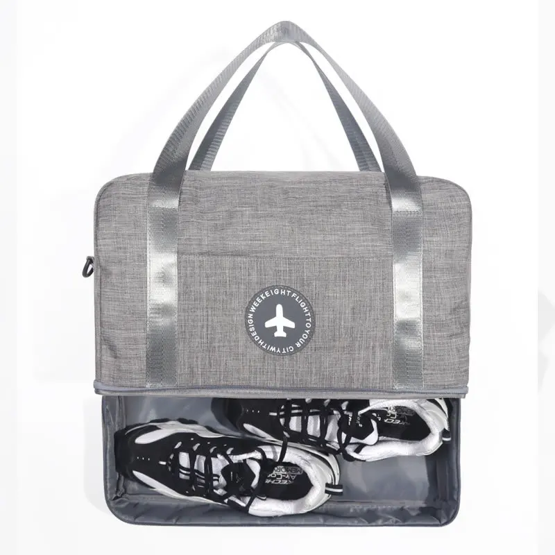 Borsa Fitness Da Uomo Dry-Wet Separation Training Sport Nuoto Top-Handle Bagaglio Da Viaggio Borsone Da Donna Per Trolley