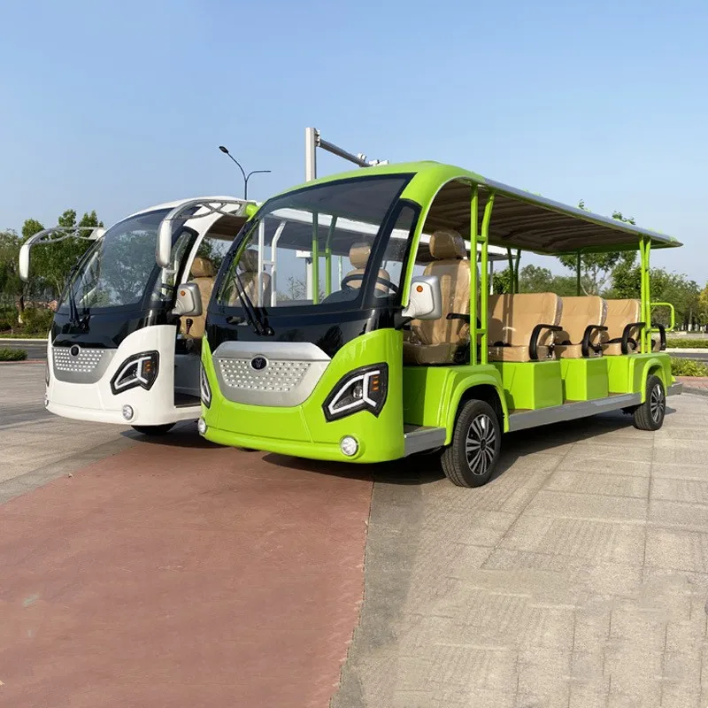 New Tourist Attractions Dedicated Electric 11 Passenger Luxury Minibus ...