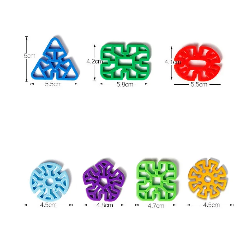 Building Blocks Toys 20Pcs Snowflake Building Blocks