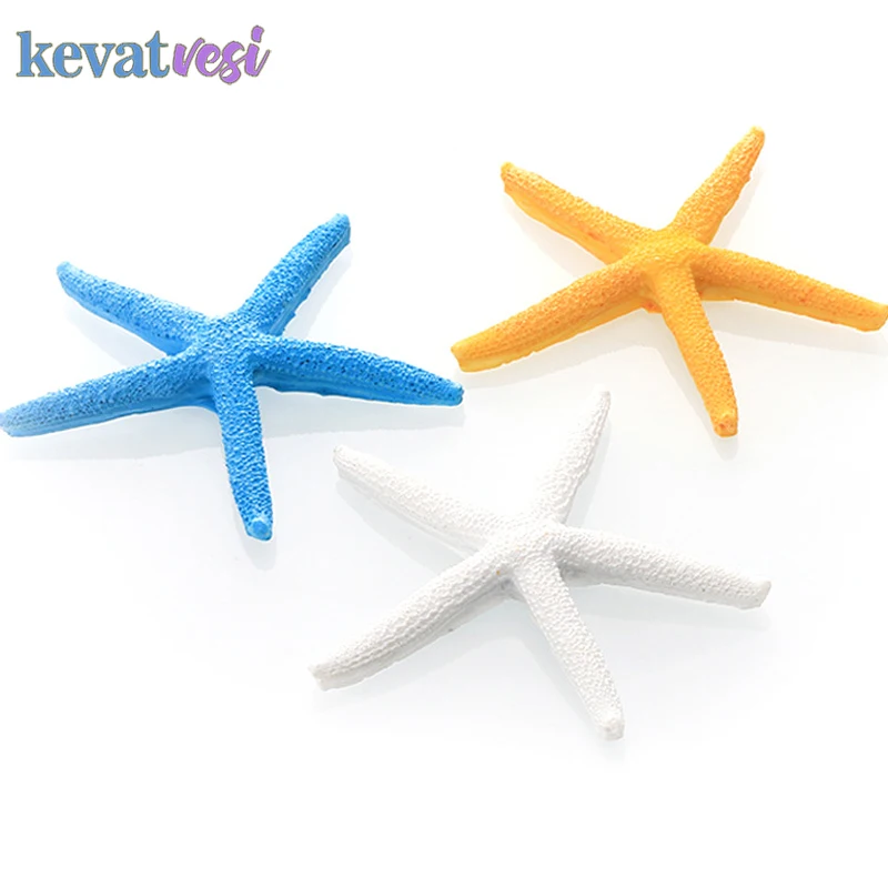 

3/5Pcs Aquarium Decoration Starfish Artificial Resin Starfishs Marine Landscaping Fish Tank Diy Micro-Landscape Ornaments