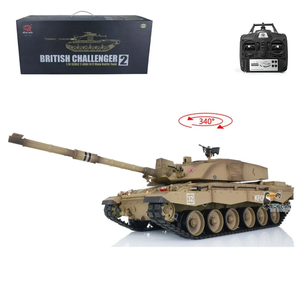 Char HengLong RC 1/16 avec fumée, BB, IR - Tank robot télécommandé