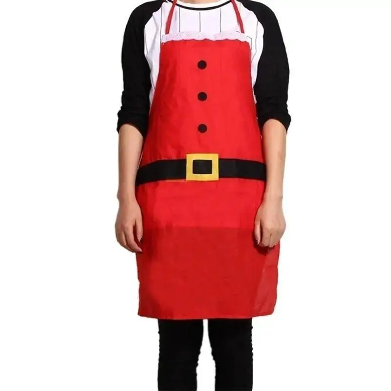 New Christmas Aprons, Christmas Clothing Creative Christmas Kitchen Aprons Christmas Fun Gifts Christmas Party Apron Decorations