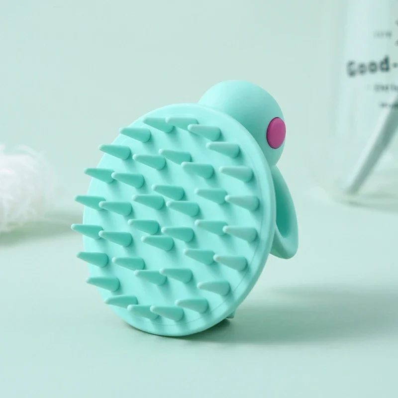 Baby Silicone Shampoo Scalp Hair Massager Shampoo Massage Comb Bath Massage Brush Scalp Massager