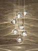 Modern K9 Crystal LED Ceiling Chandelier Lobby Lustre Staircase Kitchen Spiral Lamp Decoration Home Appliance Ceiling Light 3
