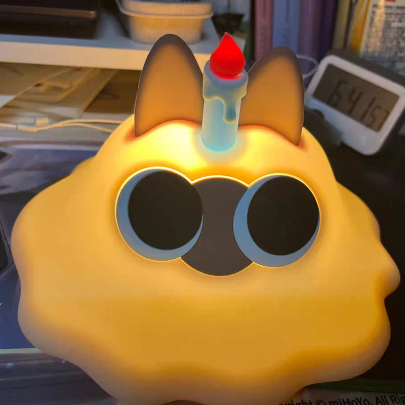 

Anime Siamese Cat Azukisan's Clapping Lamp Starlight Adventure Series Kawaii Night Light Room Decorate Children Birthday Gift